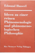 Ideen zu einer reinen Phänomenologie und phänomenologischen PhilosophieHusserl, Edmund
