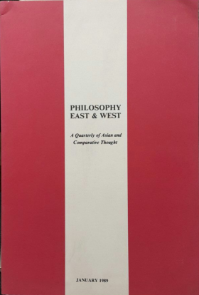 Philosophy East and West, January 1989 Collective