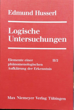 Logische Untersuchungen, Band 2, Teil 2Husserl, Edmund